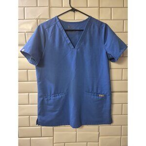 Figs Casma Scrub Shirt Women's ROYAL BLUE Size S